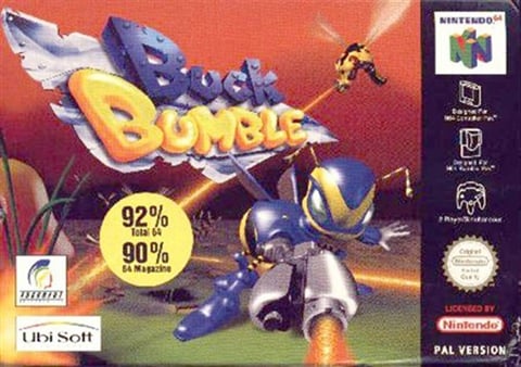 極美品 64 ソフト バックバンブル BUCK BUMBLE Buck Bumble Nintendo 64 software ubi soft boxed complete set